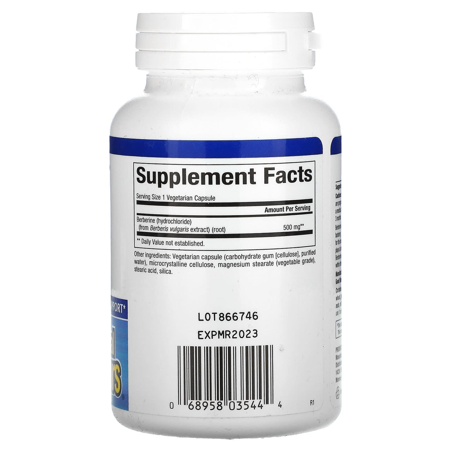 Natural Factors, WellBetX Berberine, 500 mg, 60 Capsules UPC 068958035444 | Hilife Vitamins