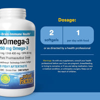 Natural Factors, Rx Omega-3, 120 Softgels UPC 068958035499 | Hilife Vitamins