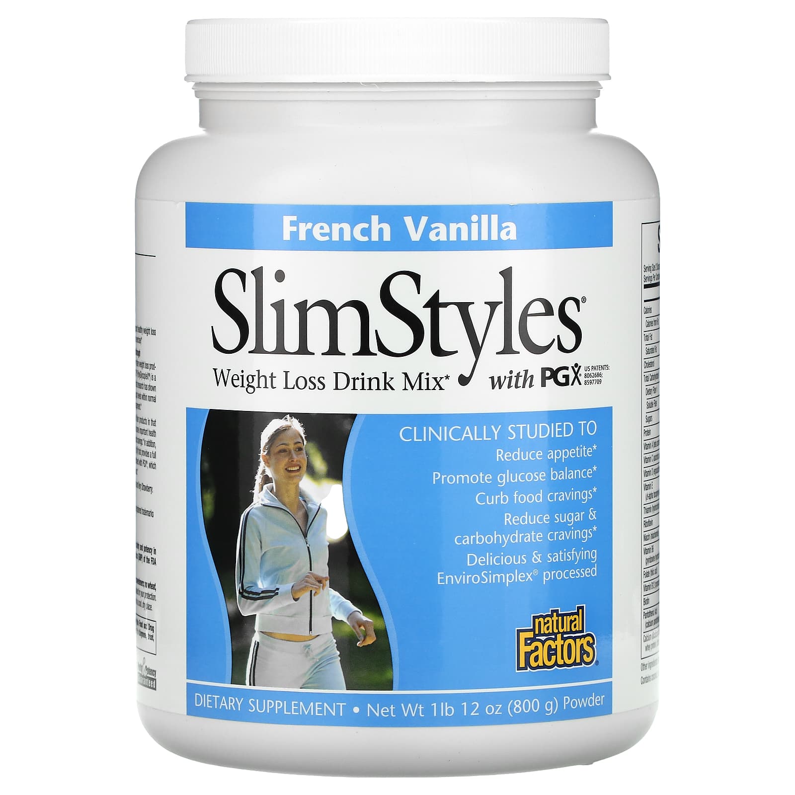 Natural Factors, SlimStyles, Weight Loss Drink Mix Powde, 1.12 Lbs UPC 068958035529 | Hilife Vitamins