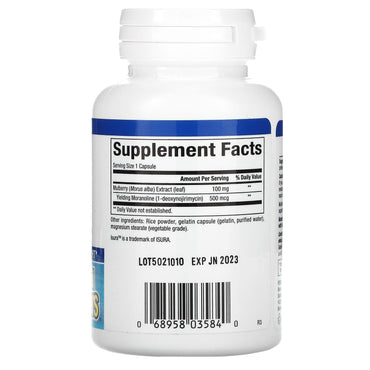 Natural Factors, WellBetX, Mulberry Extract, 100 mg, 90 Capsules UPC 068958035840 | Hilife Vitamins