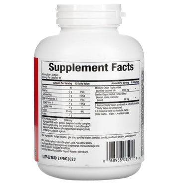 Natural Factors, SlimStyles PG X, Ultra Matrix Plus, Soo, 120 Softgels UPC 068958035918 | Hilife Vitamins