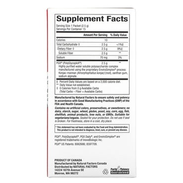 Natural Factors, PGX Daily, Singles, 15 Sticks, 15 PK UPC 068958035949 | Hilife Vitamins
