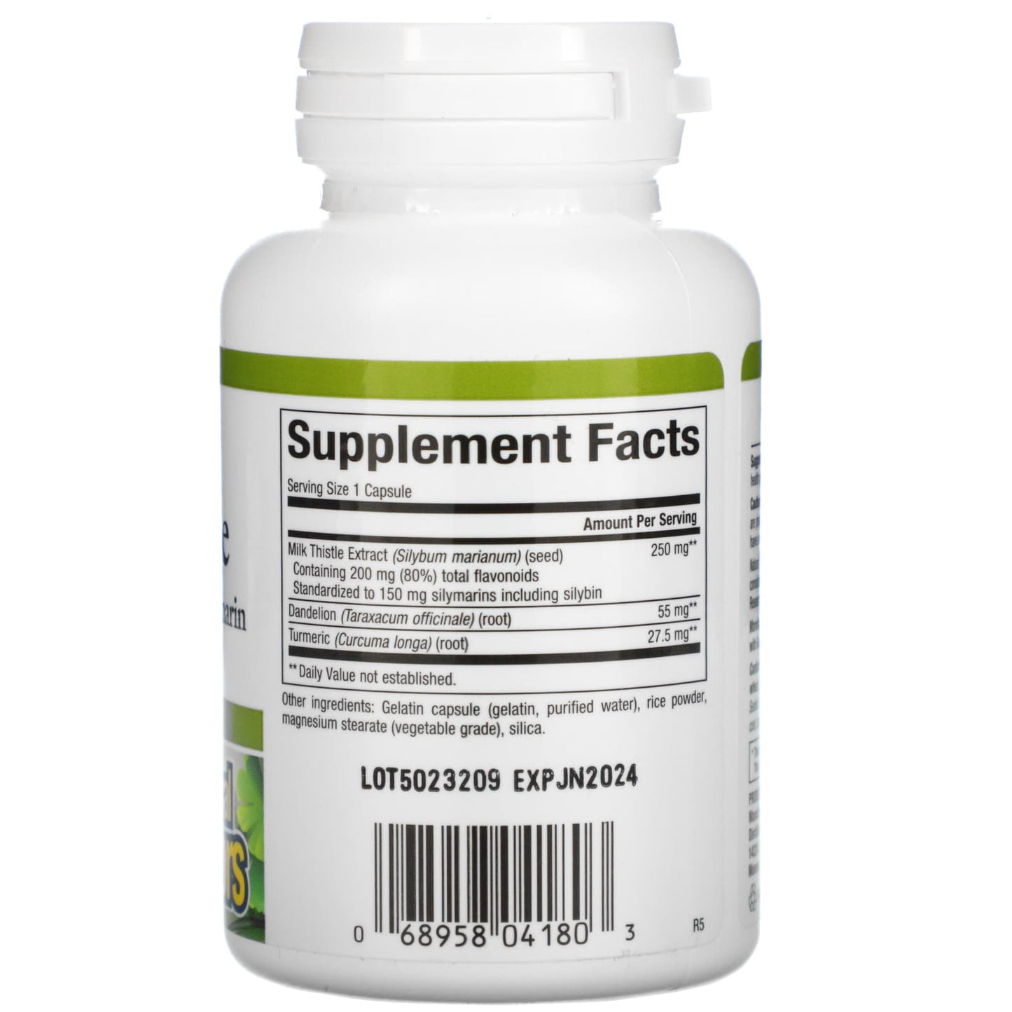 Natural Factors, Milk Thistle, 250 mg, 60 Capsules UPC 068958041803 | Hilife Vitamins