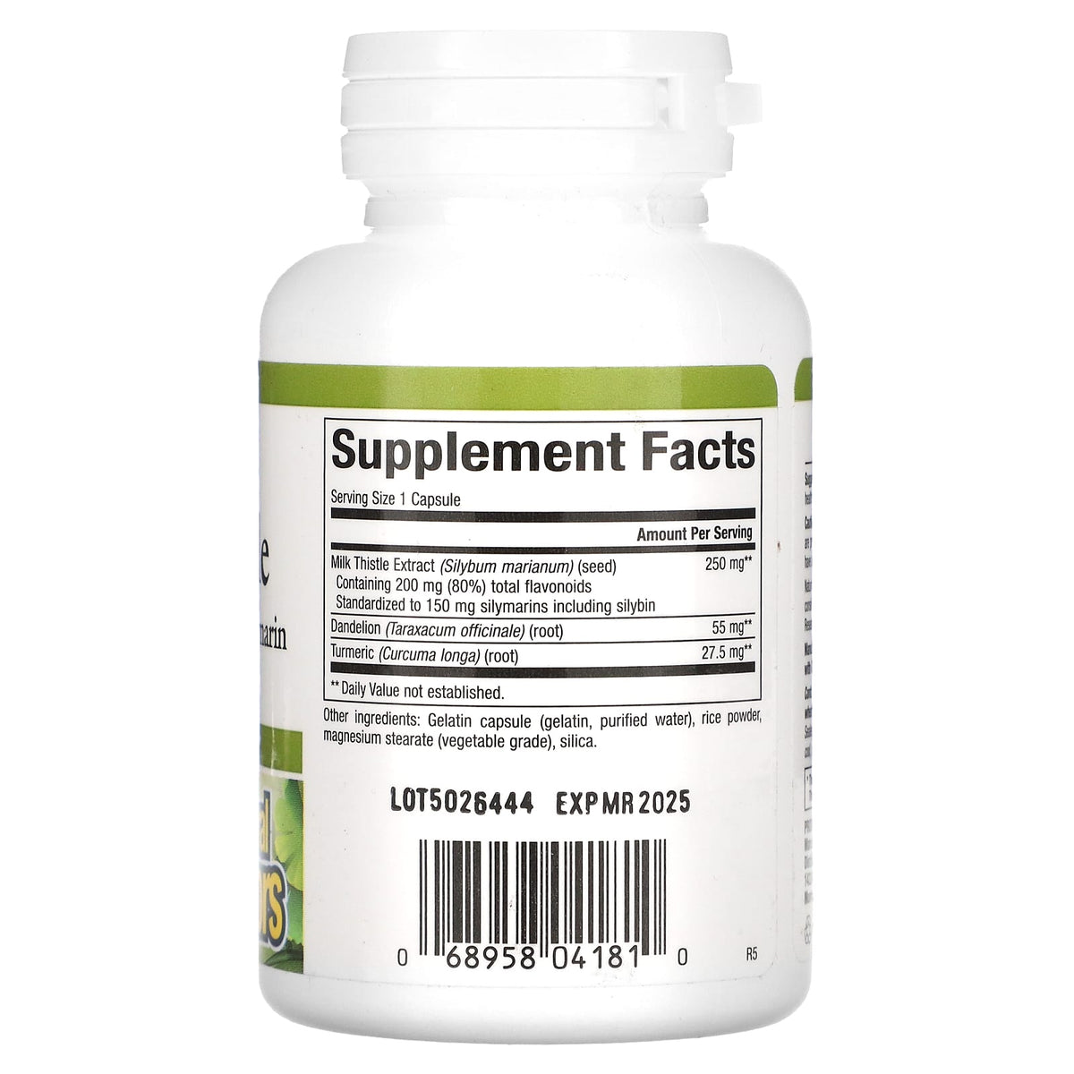 Natural Factors, Milk Thistle, 250 mg, 90 Capsules UPC 068958041810 | Hilife Vitamins