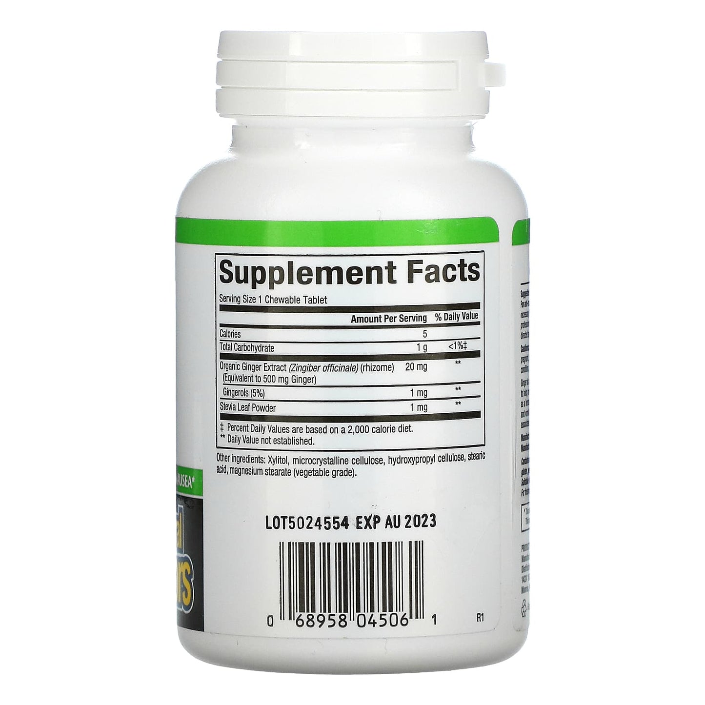 Natural Factors, Chewable Ginger, 500 mg, 90 Chewables UPC 068958045061 | Hilife Vitamins