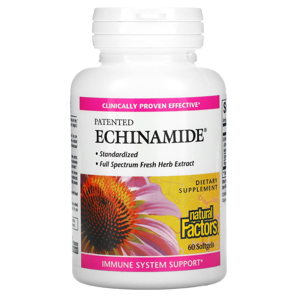 Natural Factors, Patented Echinamide, 60 Softgels UPC 068958045238 | Hilife Vitamins