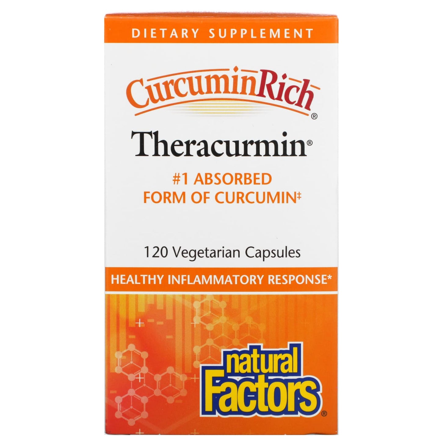 Natural Factors, CurcuminRich, Theracurmin, 120 Capsules UPC 068958045399 | Hilife Vitamins