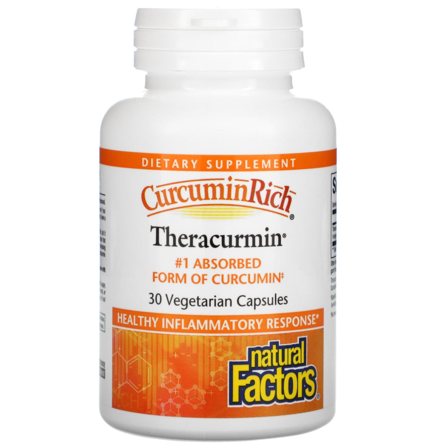 Natural Factors, CurcuminRich, Theracurmin, 30 Capsules UPC 068958045429 | Hilife Vitamins