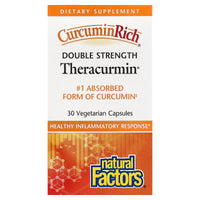 Natural Factors, Theracurmin®, 60 mg, 30 Vegetarian Capsules UPC 068958045436 | Hilife Vitamins