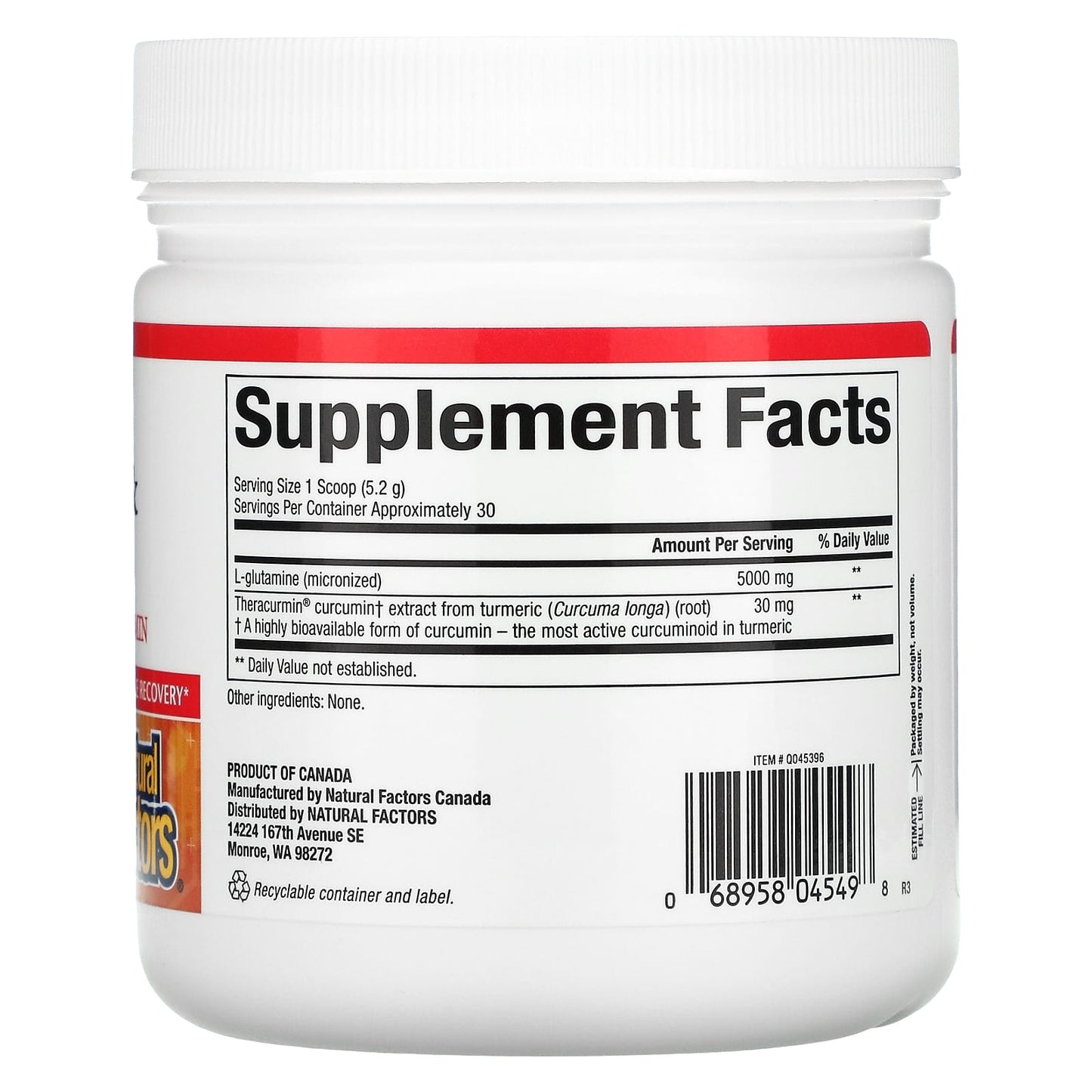 Natural Factors, CurcuminRich, Theracurmin &amp; L-Gluta, 5.5 oz UPC 068958045498 | Hilife Vitamins
