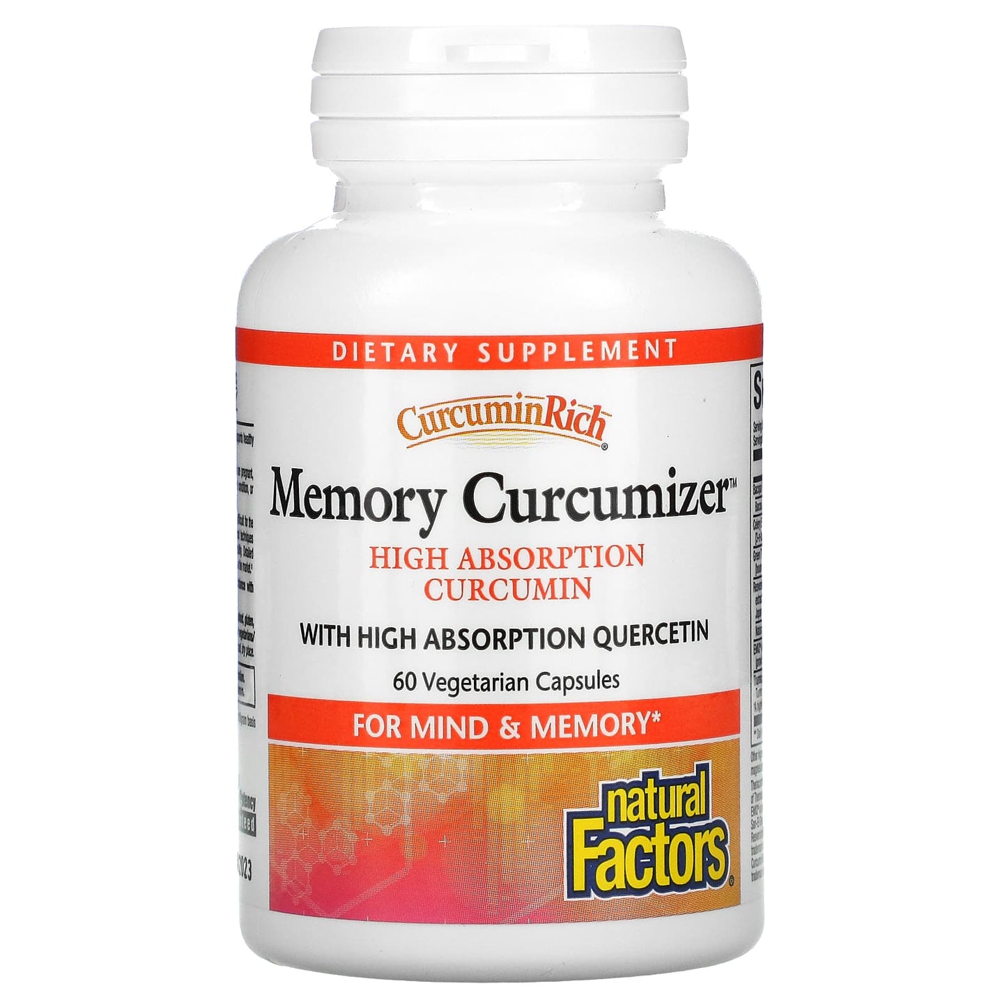 Natural Factors, mory Curcumizer, 60 Vegetarian Capsules UPC 068958045535 | Hilife Vitamins