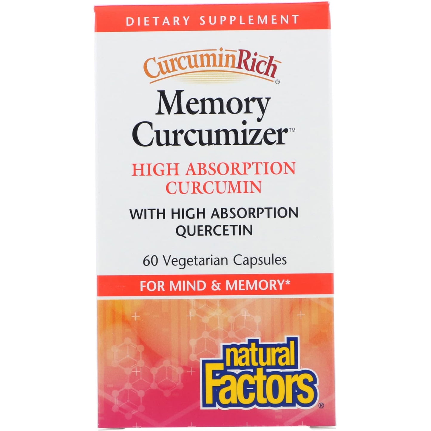 Natural Factors, mory Curcumizer, 60 Vegetarian Capsules UPC 068958045535 | Hilife Vitamins