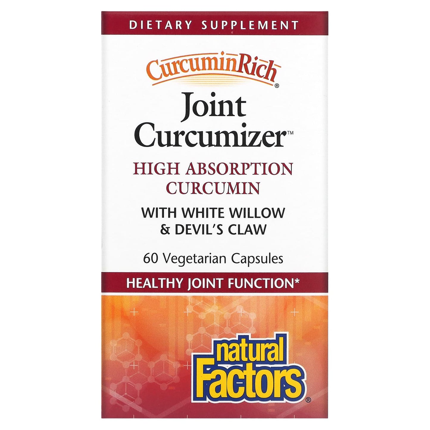 Natural Factors, CurcuminRich, Joint Curcumizer, 60 Capsules UPC 068958045542 | Hilife Vitamins