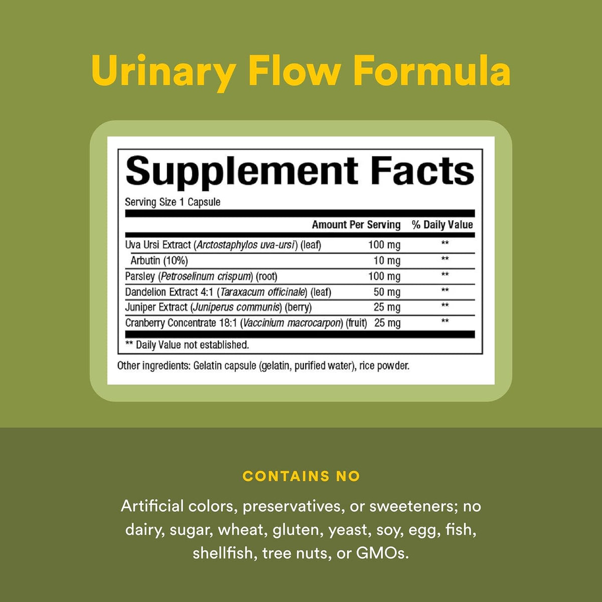 Natural Factors, Urinary Flow Formula, 90 Capsules UPC 068958046303 | Hilife Vitamins