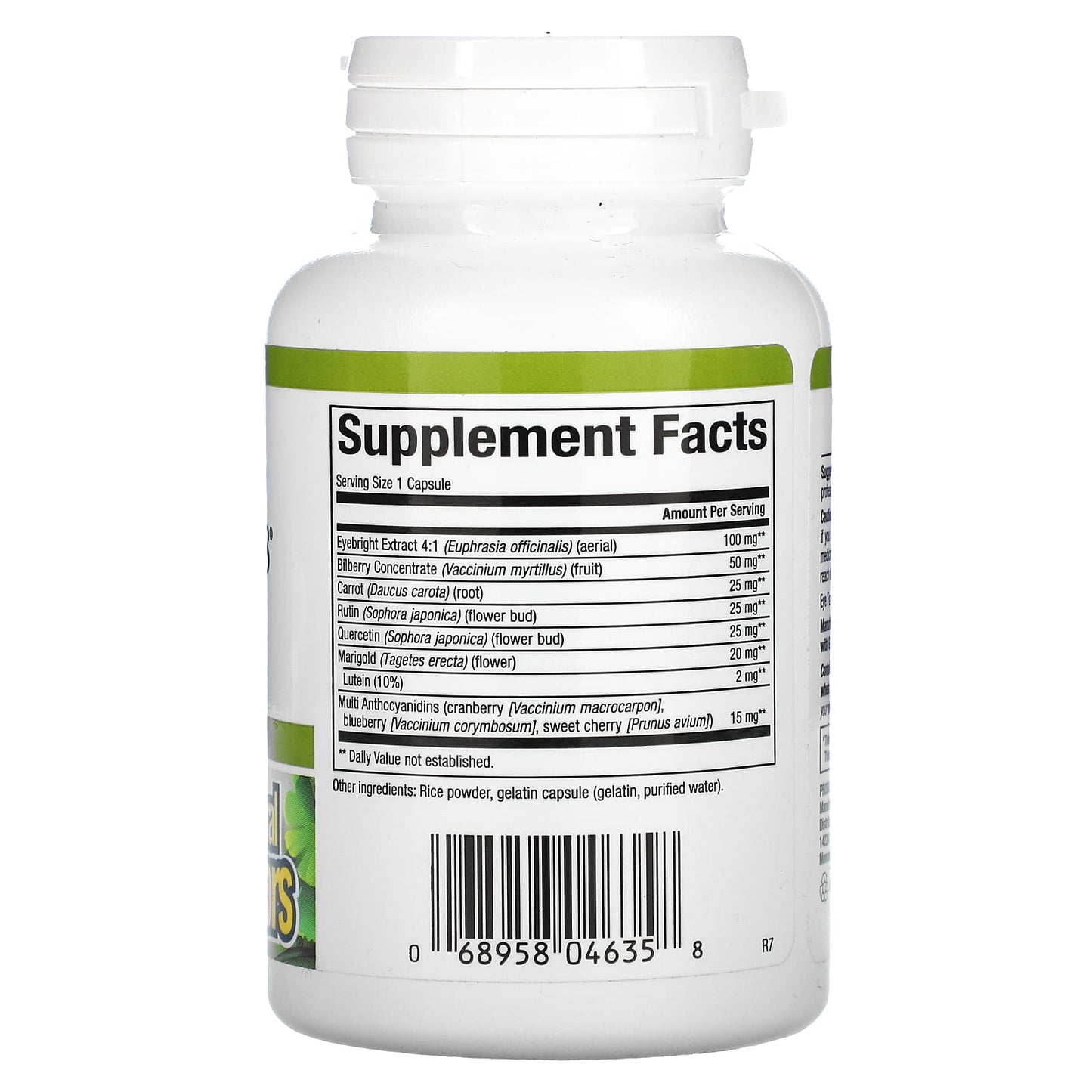 Natural Factors, Eye Factors with 2 mg Lutein, 90 Capsules UPC 068958046358 | Hilife Vitamins