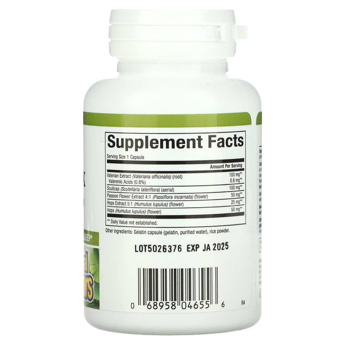 Natural Factors, Sleep Relax with Valerian & Hops, 90 Capsules UPC 068958046556 | Hilife Vitamins