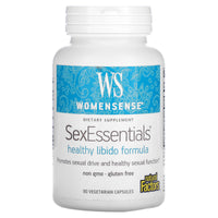 Natural Factors, WomenSense, SexEssentials, Healthy Libi, 90 Vegetarian Capsules UPC 068958049366 | Hilife Vitamins