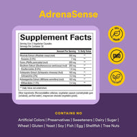 Natural Factors, Womensense®, AdrenaSense®, Adrenal Formula, 60 Capsules UPC 068958049410 | Hilife Vitamins