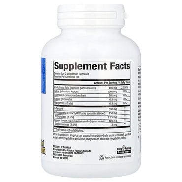 Natural Factors, WomenSense®, ThyroSense®, Thyroid Formula, 120 Capsules UPC 068958049465 | Hilife Vitamins