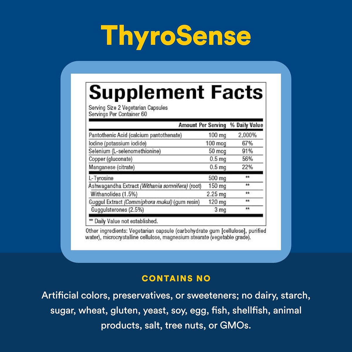 Natural Factors, WomenSense®, ThyroSense®, Thyroid Formula, 120 Capsules UPC 068958049465 | Hilife Vitamins