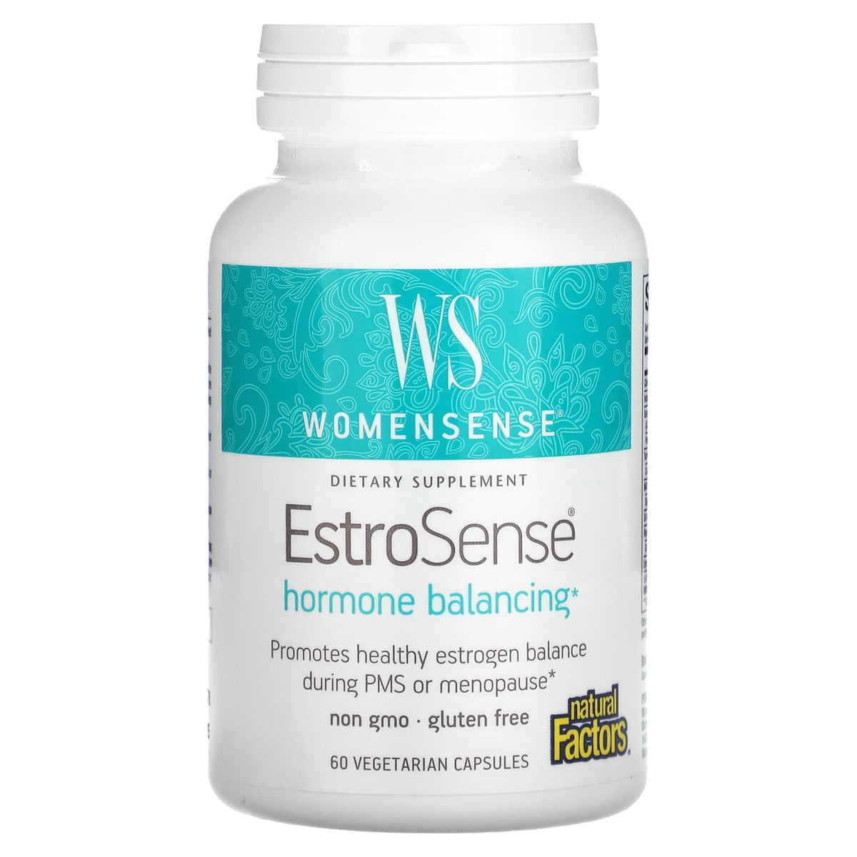 Natural Factors, WomenSense, EstroSense, Hormone Balanci, 60 Capsules UPC 068958049557 | Hilife Vitamins