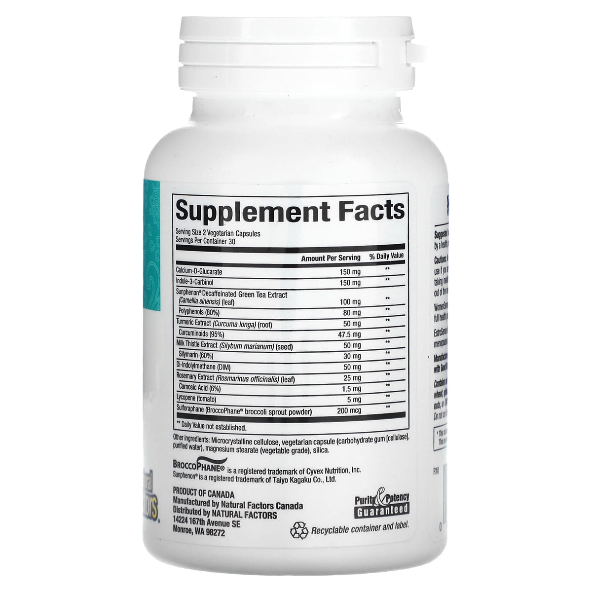 Natural Factors, WomenSense, EstroSense, Hormone Balanci, 60 Capsules UPC 068958049557 | Hilife Vitamins