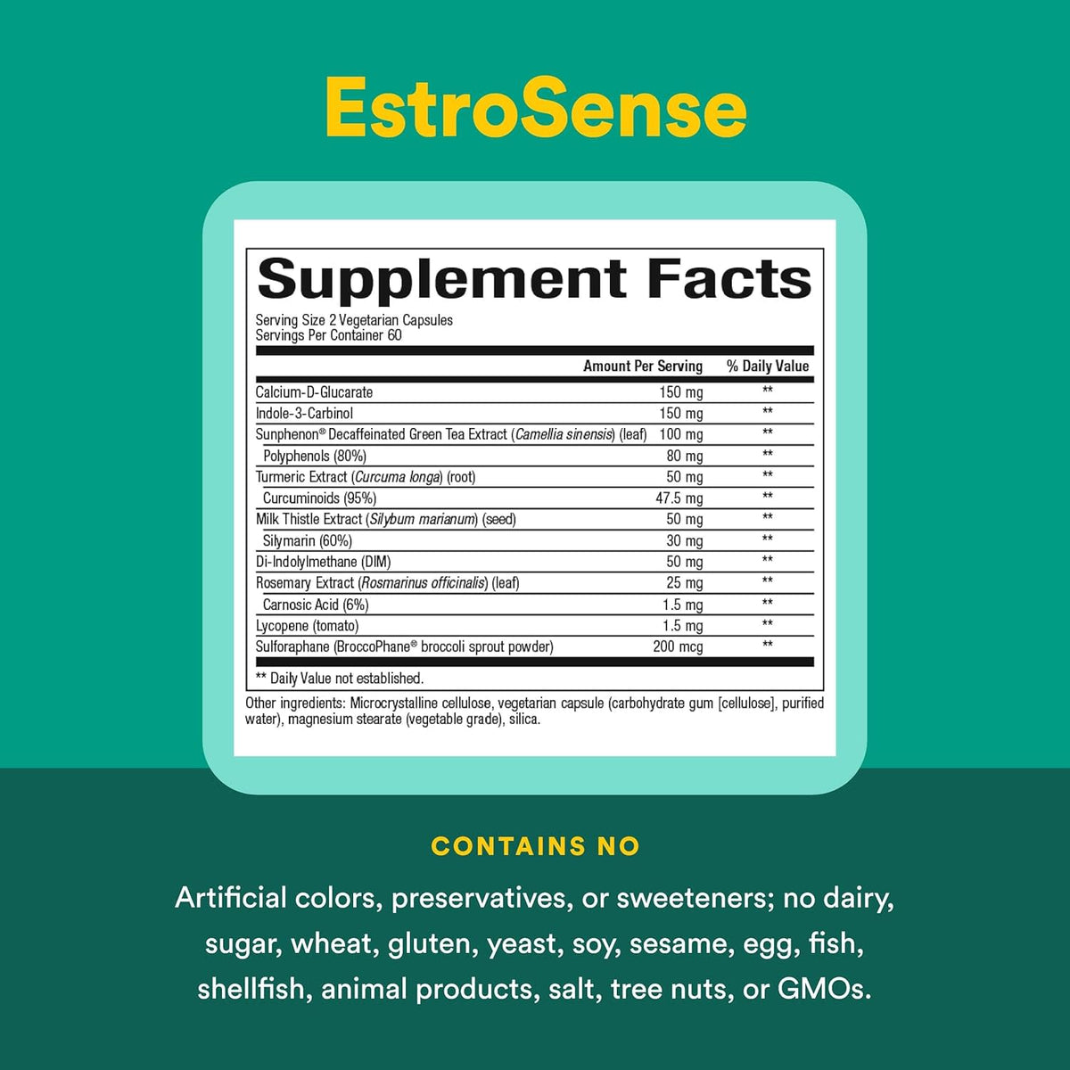 Natural Factors, WomenSense®, EstroSense®, 120 Capsules UPC 068958049564 | Hilife Vitamins