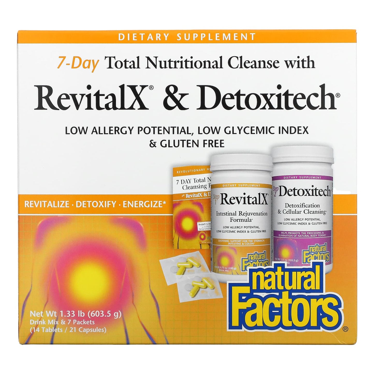 Natural Factors, 7-Day Total Nutritional Cleansing with, Kit UPC 068958071558 | Hilife Vitamins