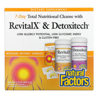 Natural Factors, 7-Day Total Nutritional Cleansing with, Kit UPC 068958071558 | Hilife Vitamins