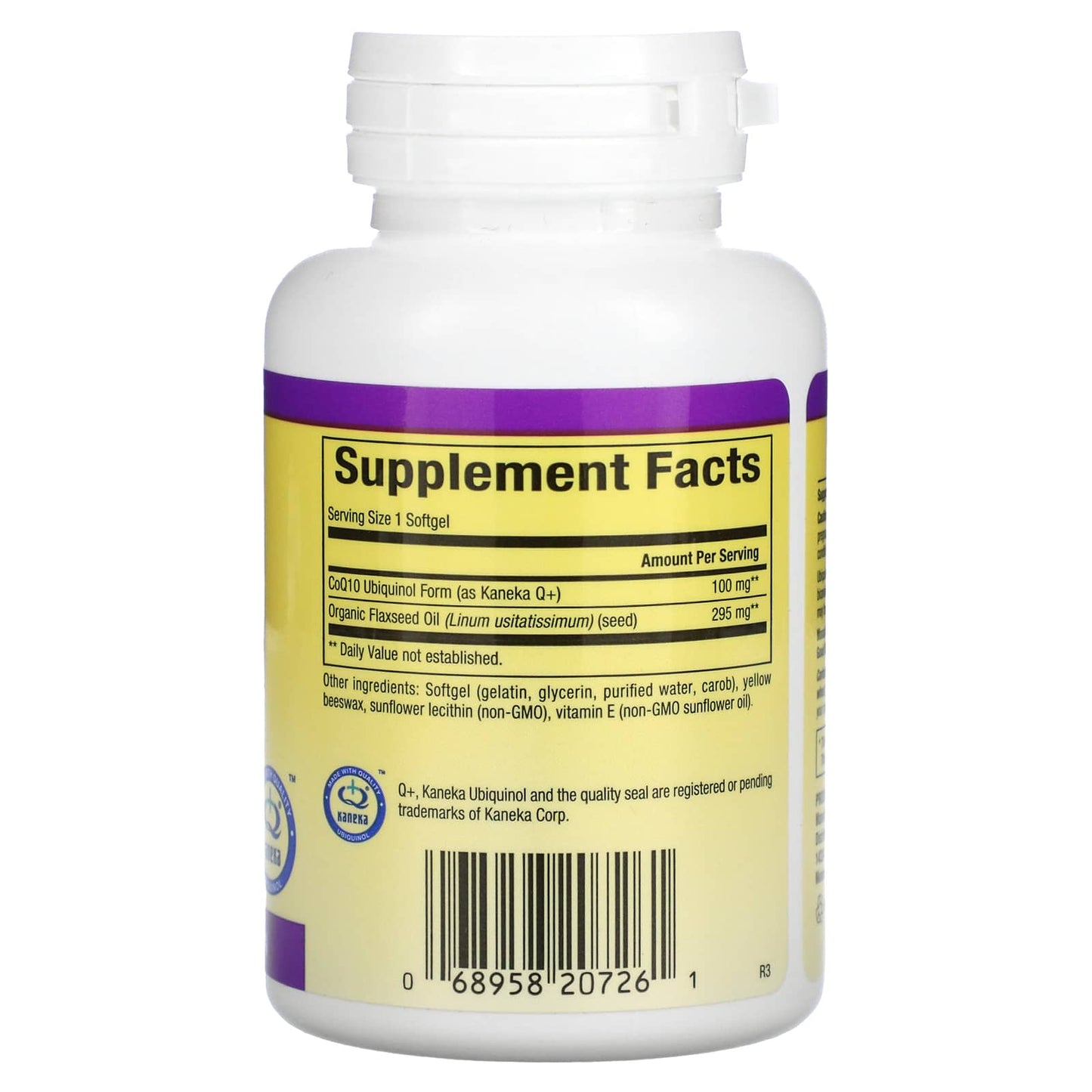 Natural Factors, Ubiquinol, Active CoQ10, 100 mg, 60 Softgels UPC 068958207261 | Hilife Vitamins