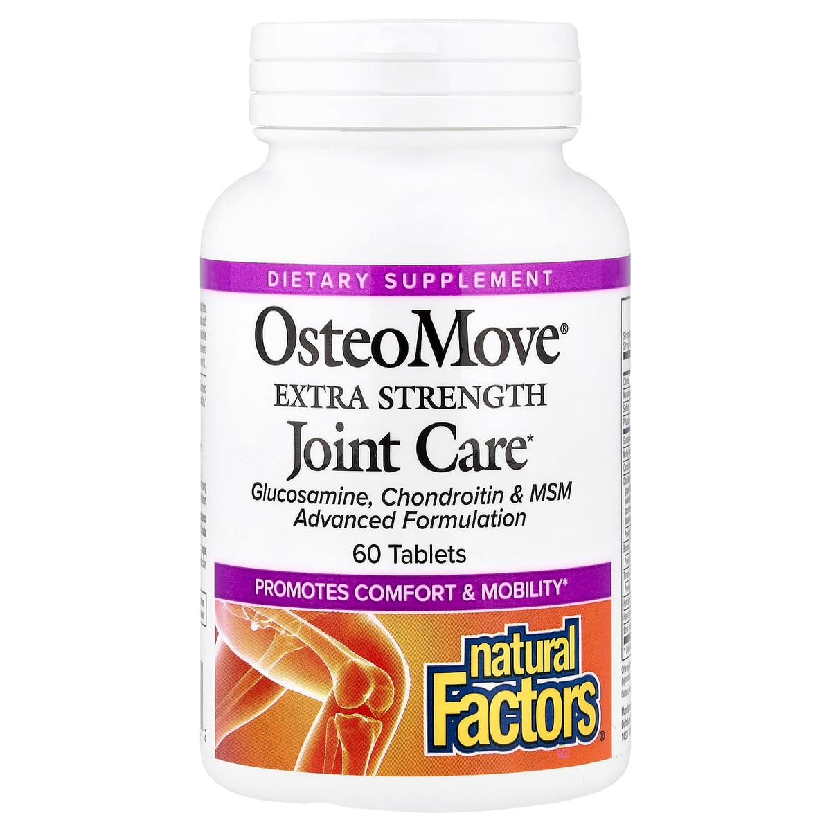 Natural Factors, OsteoMove®, Extra Strength, Joint Care, 60 Tablets UPC 068958268422 | Hilife Vitamins