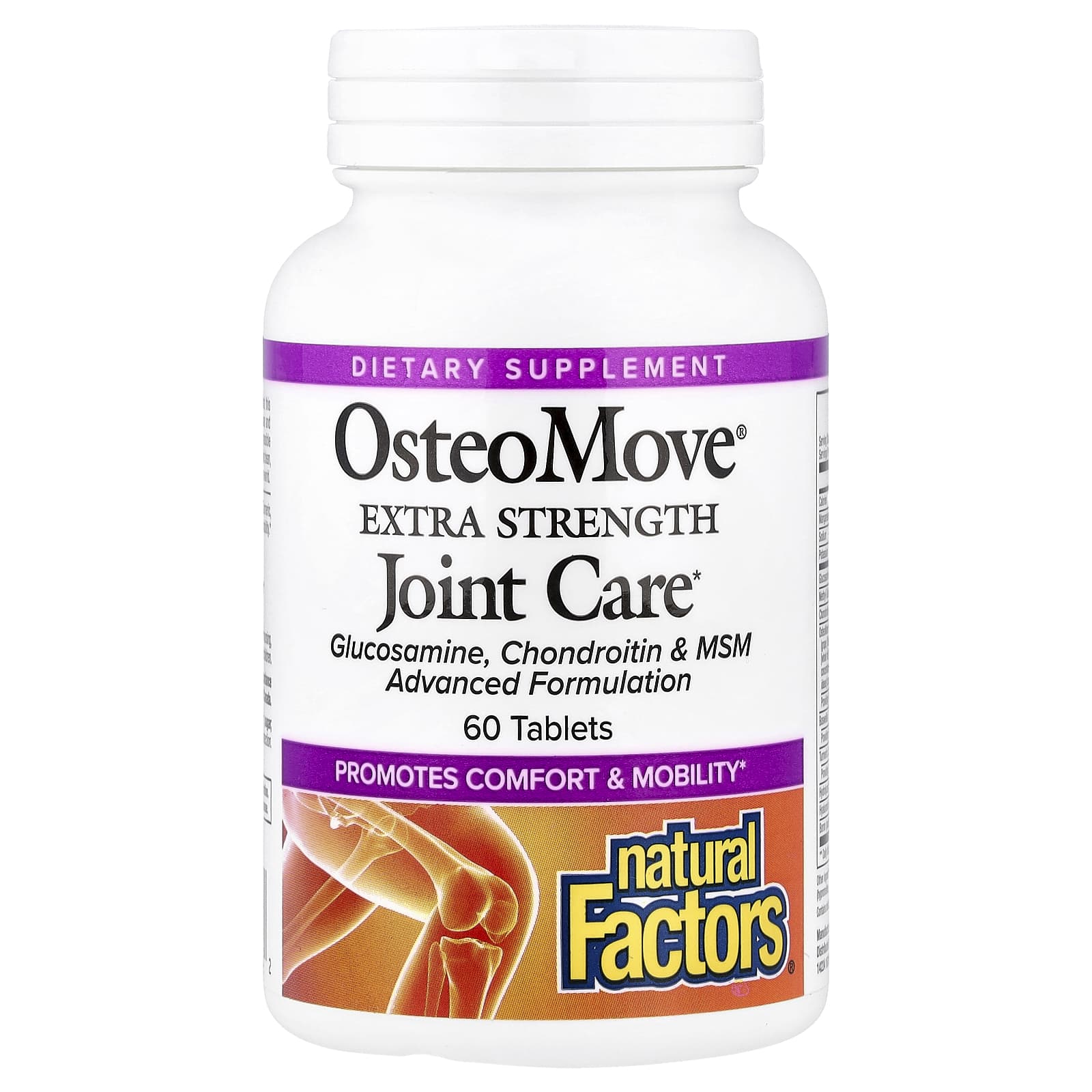 Natural Factors, OsteoMove®, Extra Strength, Joint Care, 60 Tablets UPC 068958268422 | Hilife Vitamins