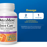 Natural Factors, OsteoMove®, Extra Strength, Joint Care, 60 Tablets UPC 068958268422 | Hilife Vitamins