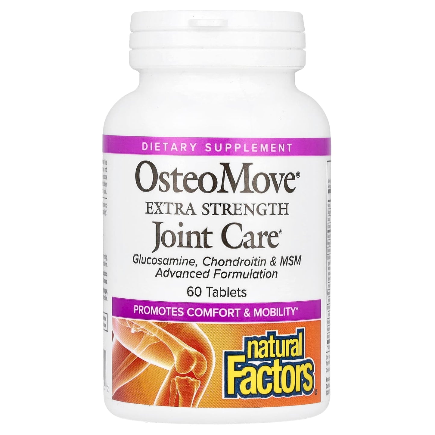 Natural Factors, OsteoMove®, Extra Strength, Joint Care, 60 Tablets UPC 068958268422 | Hilife Vitamins