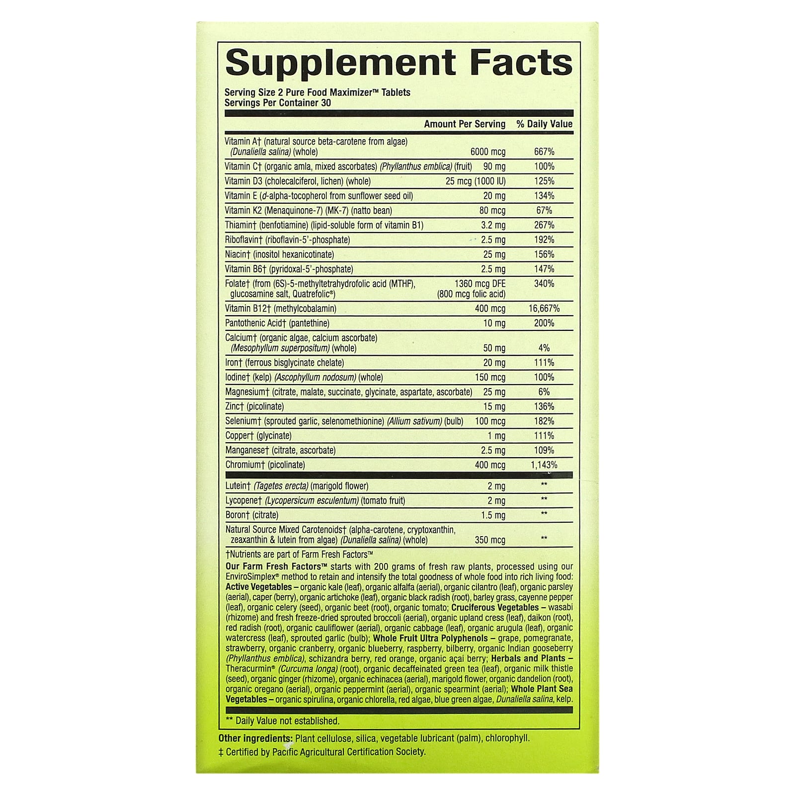 Natural Factors, Whole Earth & Sea Women's Multivitamin & Mineral, 60 Tablets UPC 068958355023 | Hilife Vitamins