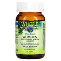 Natural Factors, Whole Earth & Sea Women's Multivitamin & Mineral, 60 Tablets UPC 068958355023 | Hilife Vitamins