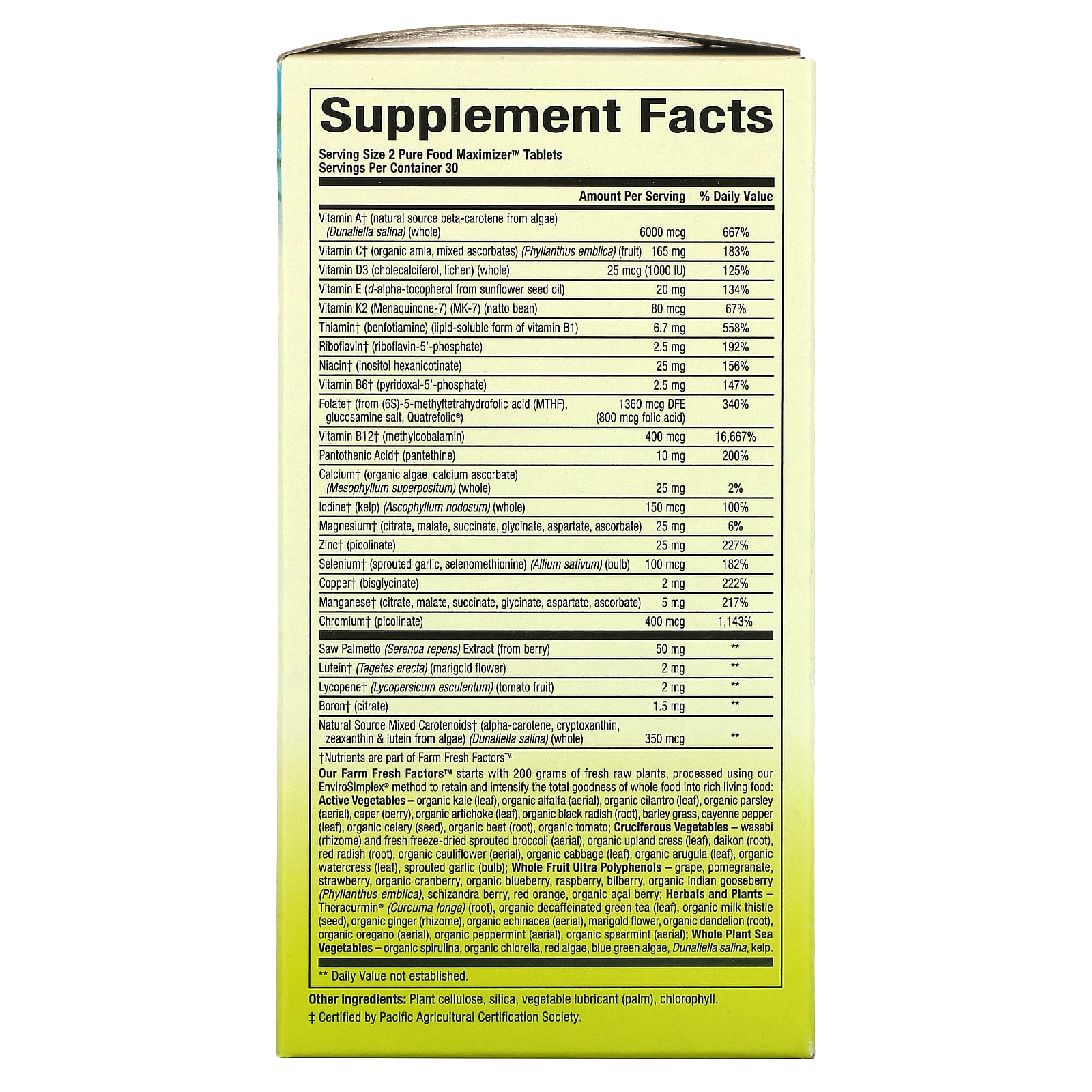 Natural Factors, Whole Earth & Sea Men's 50+ Multivitamin & Mineral, 60 Tablets UPC 068958355030 | Hilife Vitamins