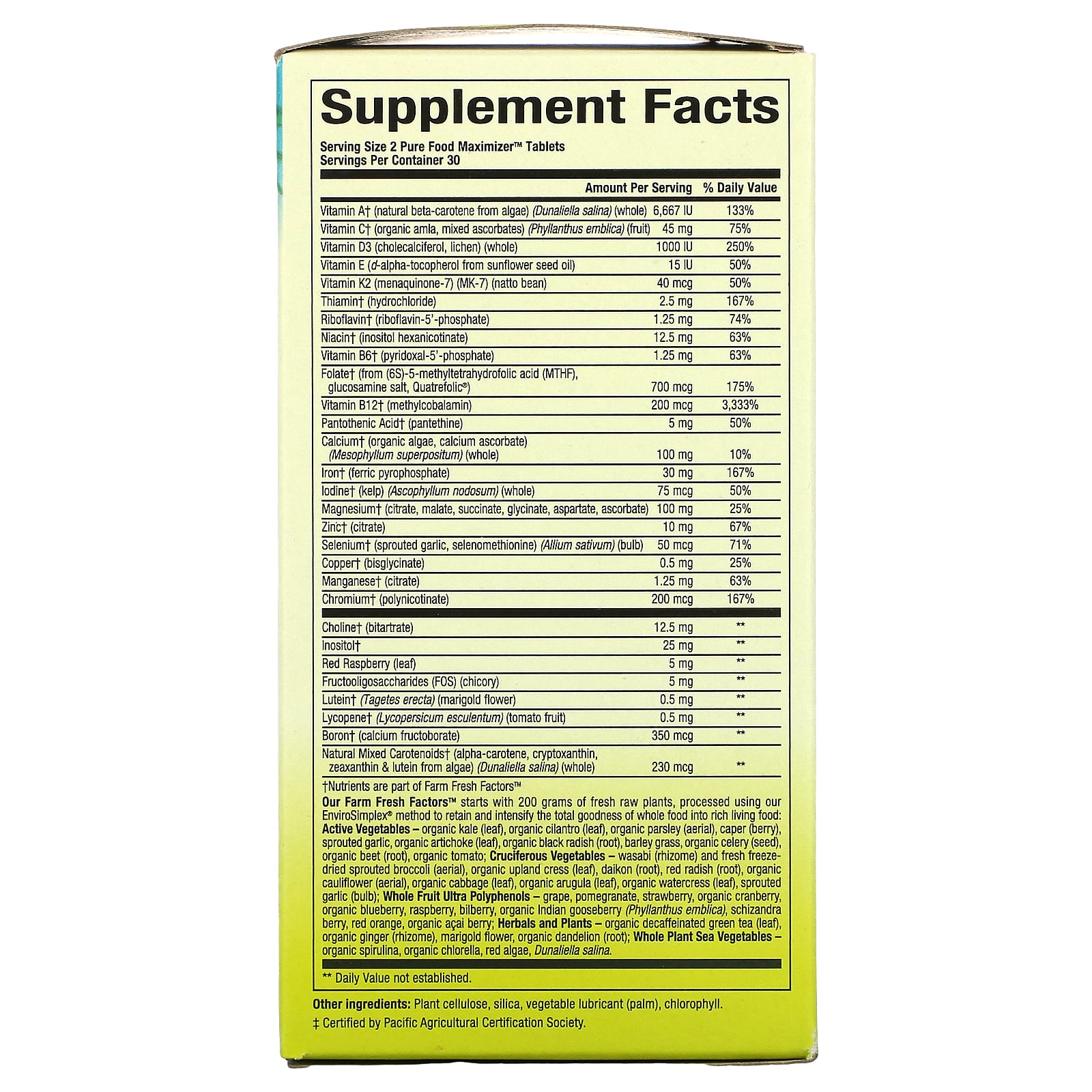 Natural Factors, Whole Earth & Sea Women's Prenatal Multivitamin & Mineral, 60 Tablets UPC 068958355177 | Hilife Vitamins