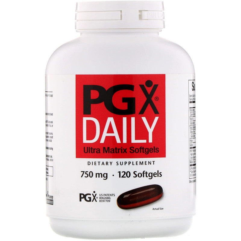 Natural Factors, PGX Daily, Ultra Matrix Softgels, 120 Softgels UPC 068958355610 | Hilife Vitamins