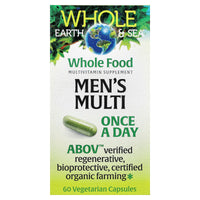 Natural Factors, Whole Earth & Sea®, Men's Multi, 60 Vegetarian Capsules UPC 068958355658 | Hilife Vitamins