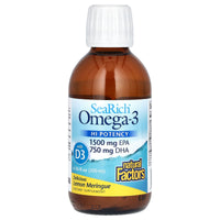 Natural Factors, Sea Rich, Omega-3, 1500 mg EPA/750 mg D, 6.76 Oz Liquid UPC 068958357447 | Hilife Vitamins