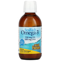 Natural Factors, SeaRich Omega-3 with Vitamin D3, Delici, 6.76 Oz UPC 068958357454 | Hilife Vitamins