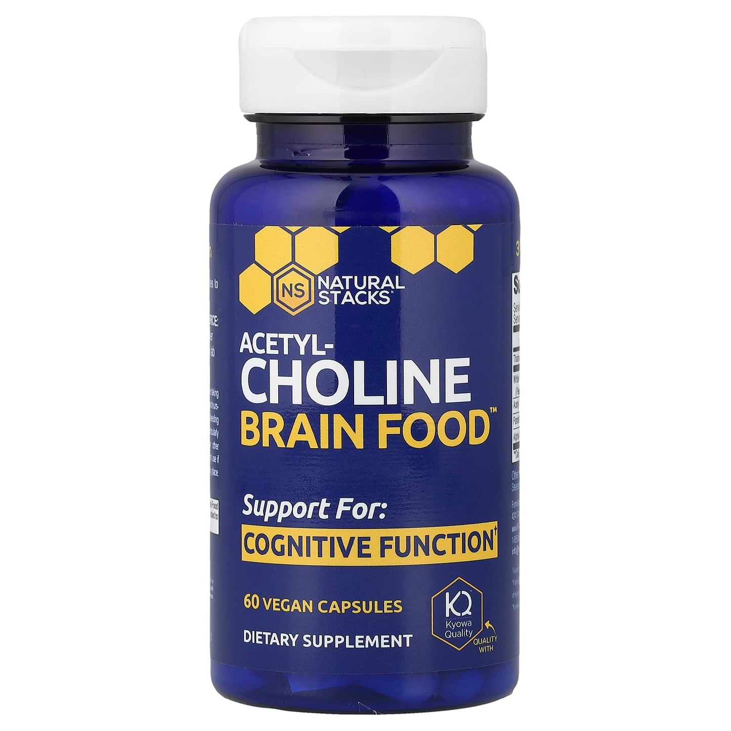 Natural Stacks, Acetylcholine Brain Food™, 60 Vegan Capsules UPC 673869563988 | HiLife Vitamins