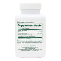 Nature's Plus, Ultra Ginseng, 500 mg, 60 Capsules UPC 097467010840 | Hilife Vitamins