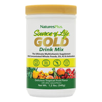 Nature's Plus, Source of Life® GOLD Drink Mix, 1.2 lbs. (540g) UPC 097467307070 | Hilife Vitamins