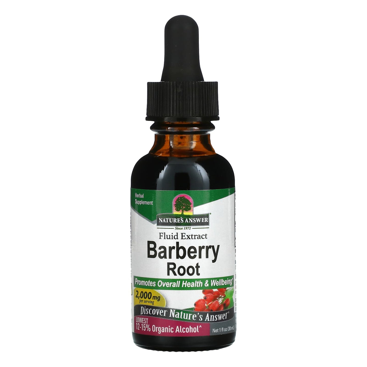 Nature’s Answer, Barberry-Berberis Vulgaris Extract, 1 Oz UPC 083000001161 | Hilife Vitamins
