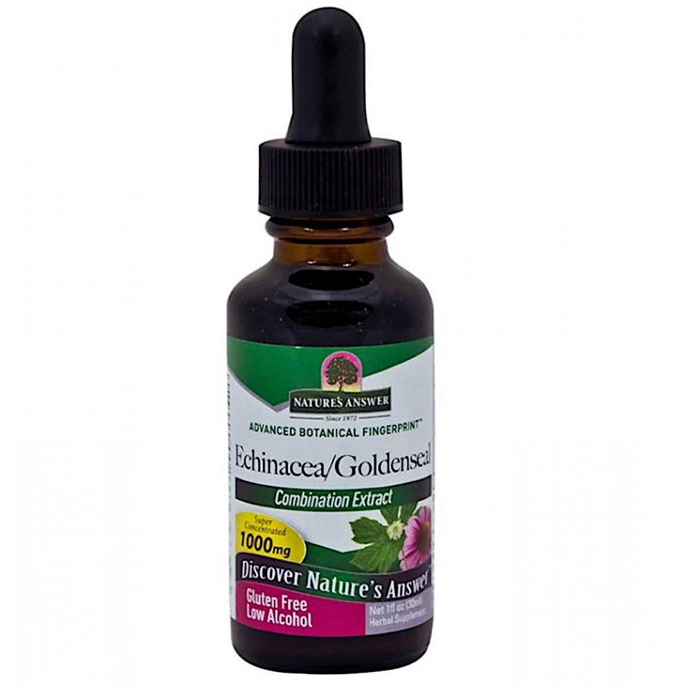 Nature’s Answer, Echinacea With Goldenseal And Organic Alcohol, 1 Oz UPC 083000002663 | Hilife Vitamins