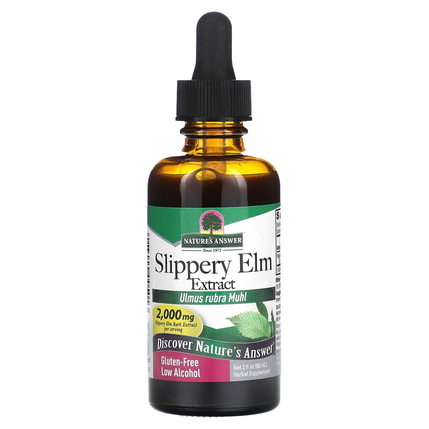 Nature’s Answer, Slippery Elm Bark Extract, 2 Oz Ounces UPC 083000005053 | Hilife Vitamins