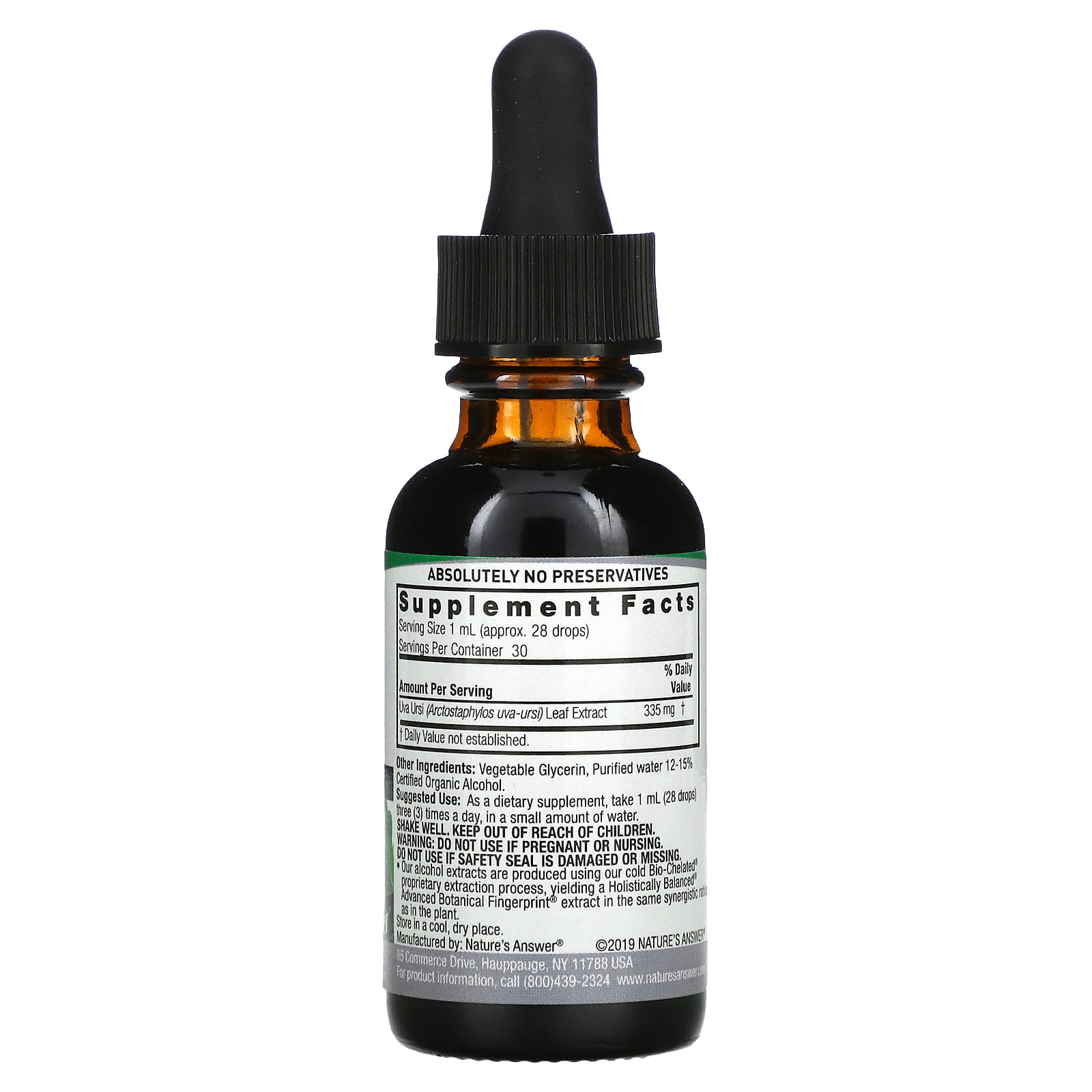 Nature’s Answer, Uva Ursi Extract, 1 Oz UPC 083000005275 | Hilife Vitamins