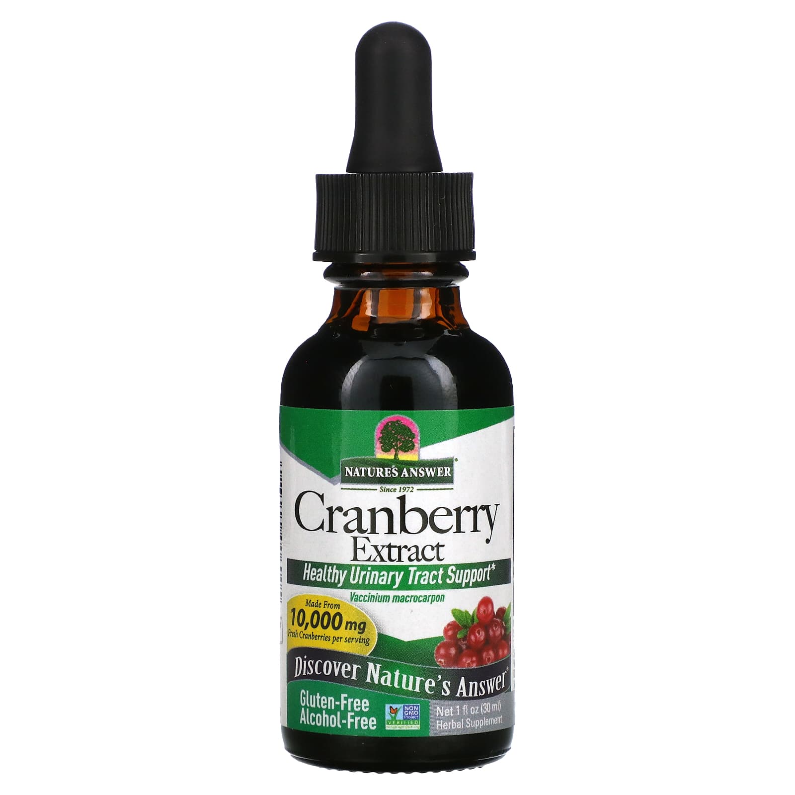 Nature’s Answer, Cranberry Alcohol Free, 1 Oz UPC 083000006005 | Hilife Vitamins